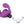 Temptasia Cyrus Strapless Purple Dildo