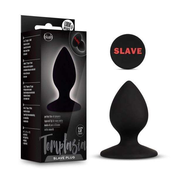 Temptasia - Slave Plug Black 2.5 Inch Butt Plug