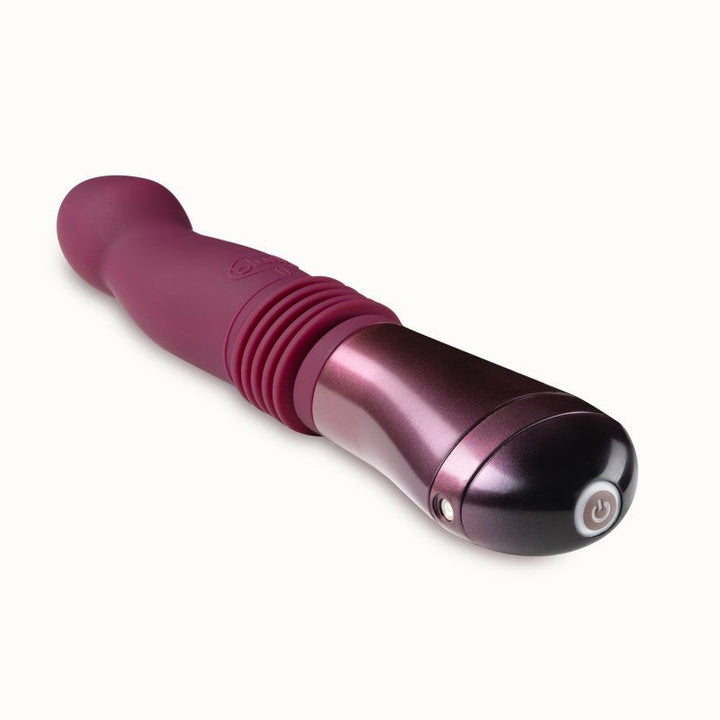 Temptasia Trixie Thrusting Dildo Vibrator - Wine Red