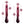 Temptasia Trixie Thrusting Dildo Vibrator - Wine Red