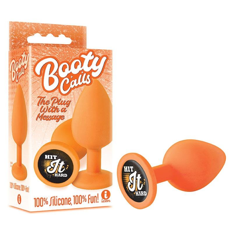 The 9's Booty Calls - Hit It Hard - Orange Butt Plug