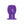 The 9's Port Hole - Hollow Butt Plug - Purple 