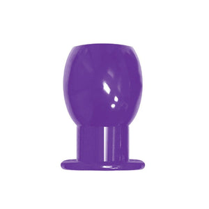 The 9's Port Hole - Hollow Butt Plug - Purple 