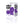 The 9's Port Hole - Hollow Butt Plug - Purple 