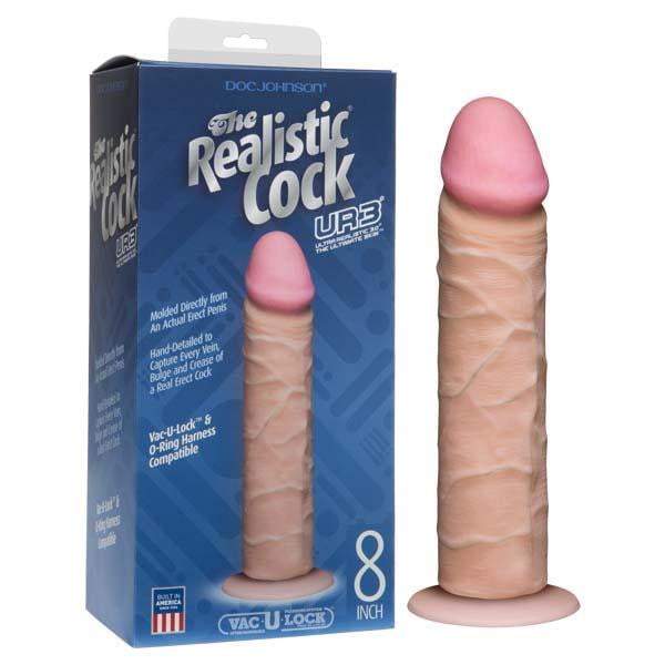 The Realistic Cock 8 Inch Flesh Dong
