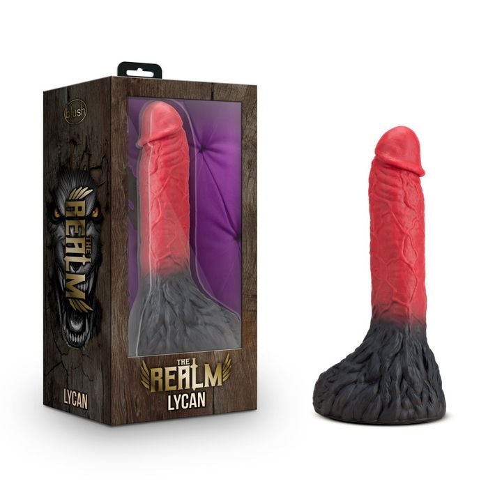 The Realm Lycan Lock On Red Werewolf Dildo