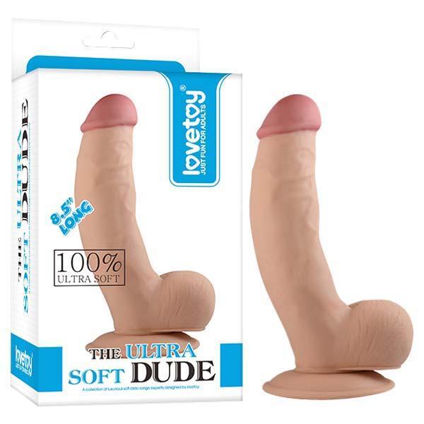 The Ultra Soft Dude - Flesh 8.5 Inch Dong