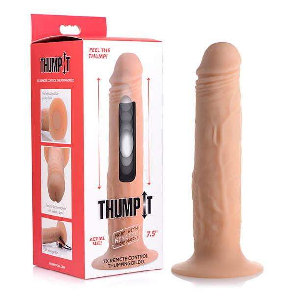 Thump It 7X Remote Control Thumping 7.5 Inch Dildo