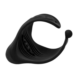 Trinity 10X Pleasure Stroke - Black - Vibrating Masturbator Sleeve
