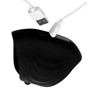Trinity 10X Pleasure Stroke - Black - Vibrating Masturbator Sleeve