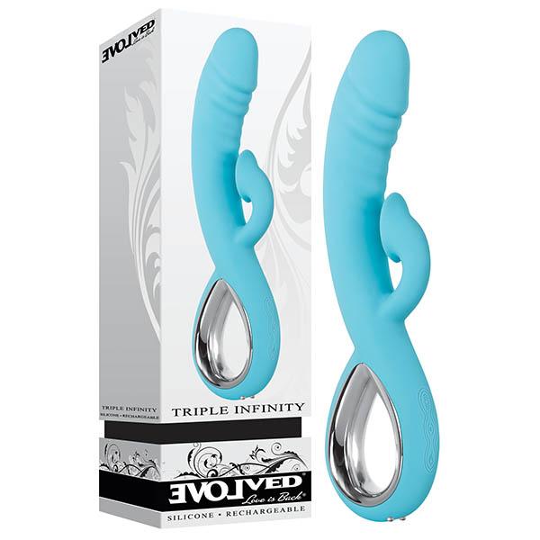 Triple Infinity Vibrator with Clitoral Suction