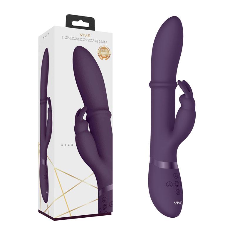 Vive Halo - Purple Rabbit Vibrator
