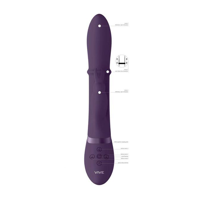 Vive Halo - Purple Rabbit Vibrator