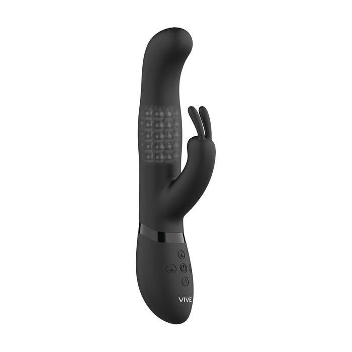 Vive Izara - G-Spot Black Rabbit Vibrator