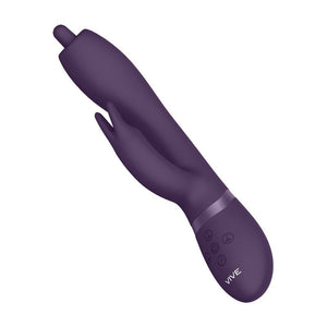 Vive Nilo - Purple Rabbit Vibrator with Swirling Tip