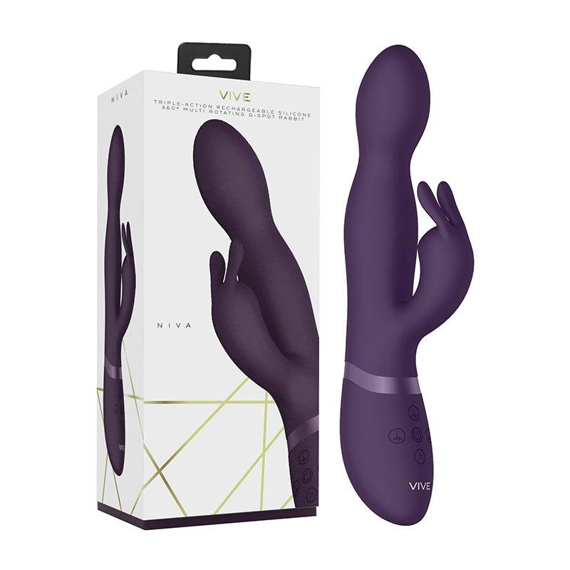 Vive Niva - Purple Rechargeable Rabbit Vibrator