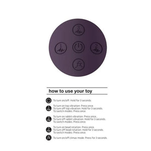 Vive Niva Rotating Vibrator - Purple