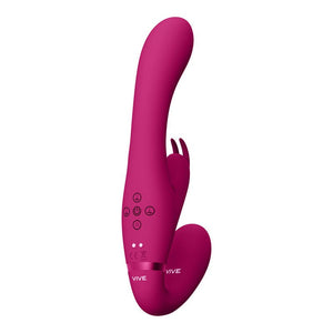 Vive SATU - Pink Rabbit Strapless Strap-On