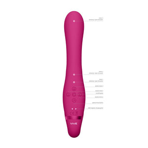 Vive SATU - Pink Rabbit Strapless Strap-On