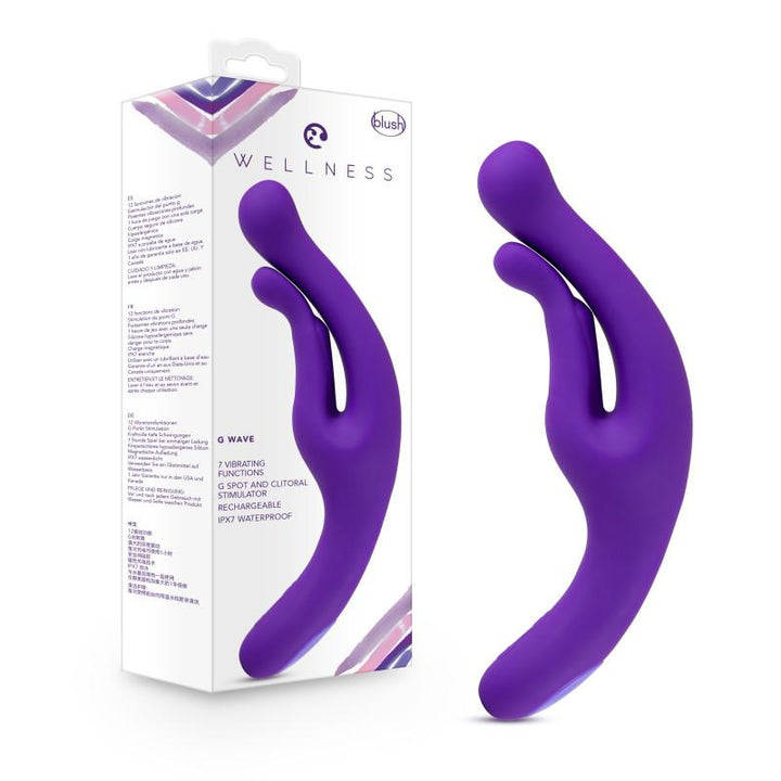 Wellness G Wave - Purple Rabbit Vibrator with Handle