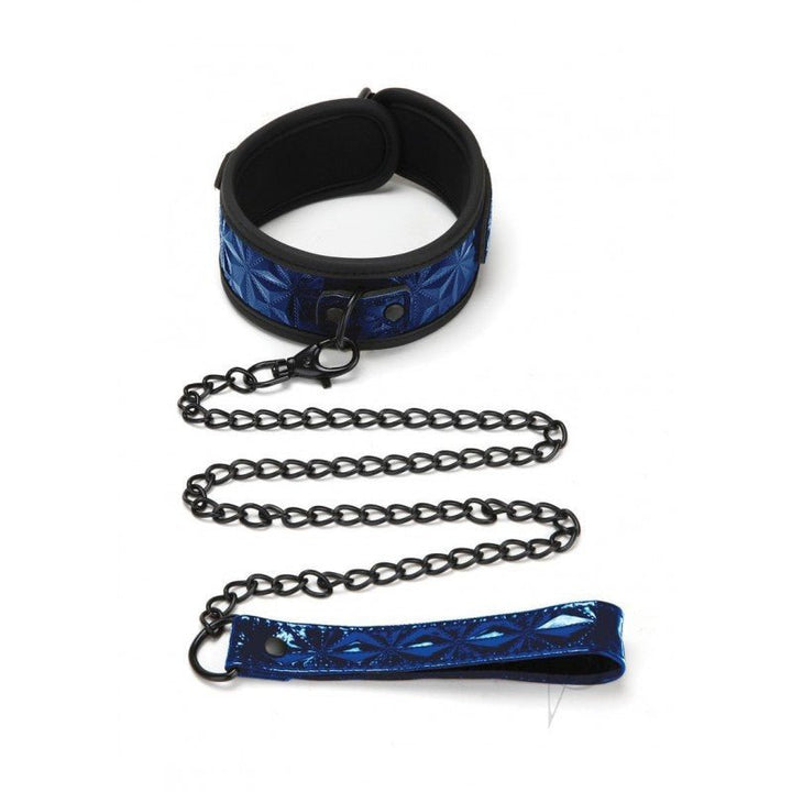 WhipSmart Diamond Collar & Leash - Blue