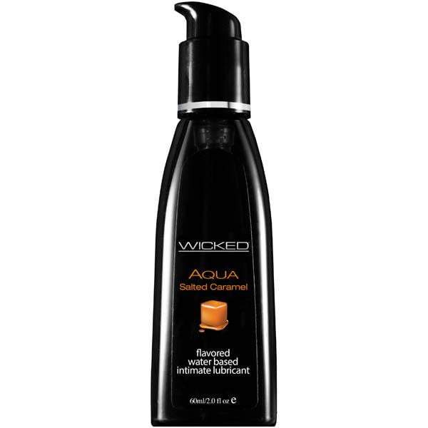 Wicked Aqua Salted Caramel Flavoured - Water Based Lubricant - 60mls
