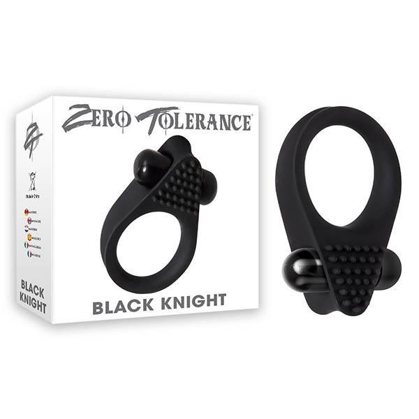 Zero Tolerance Black Knight - Black Vibrating Cock Ring