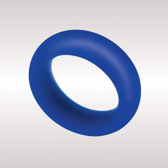 Zolo Extra Thick 40mm Silicone Cock Ring - Blue 