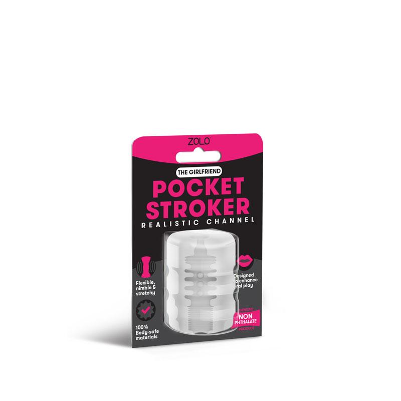 Zolo Girlfriend Pocket Clear Mini Stroker 